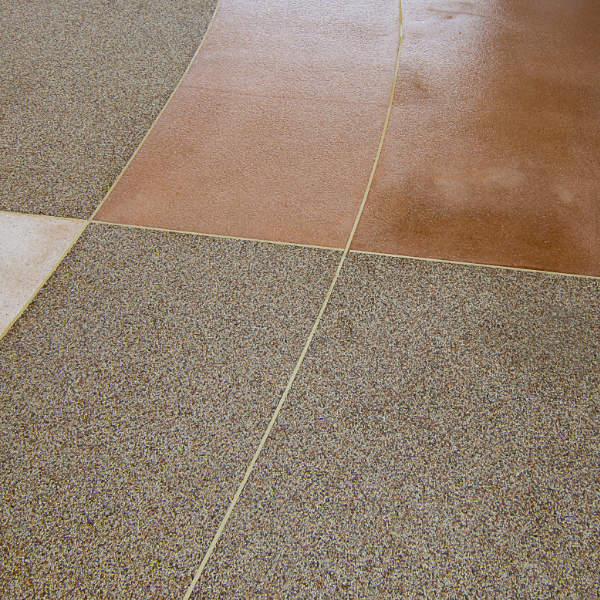 Steinteppich im Innenbereich, Küche, Bad